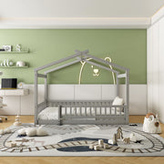 Bed House Bed Frame With Fence - R&R Furniture Gallery (Fountain Valley, CA)