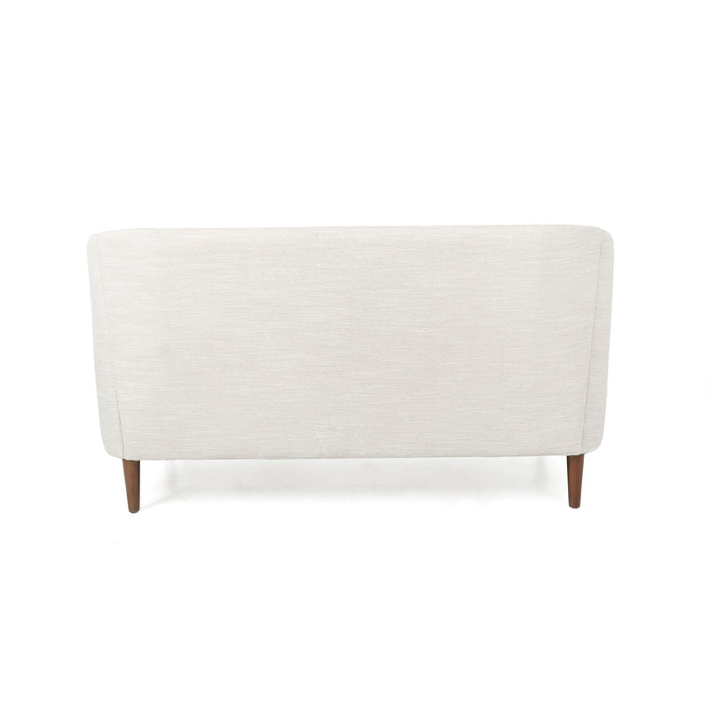 Sophisticated Loveseat With Diamond Stitched Detailing - R&R Furniture Gallery (Fountain Valley, CA)