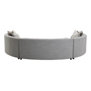 Ivria - Sectional Sofa With 9 Pillows - Gray Boucle - R&R Furniture Gallery (Fountain Valley, CA)