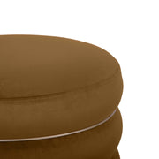 Lakka - Velvet Ottoman - R&R Furniture Gallery (Fountain Valley, CA)