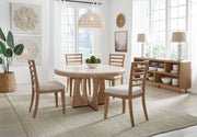 Escape - Open Multi-Purpose Console - Glazed Natural Oak - R&R Furniture Gallery (Fountain Valley, CA)