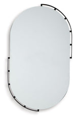 Valkings - Accent Mirror - Black - R&R Furniture Gallery (Fountain Valley, CA)