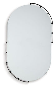 Valkings - Accent Mirror - Black - R&R Furniture Gallery (Fountain Valley, CA)