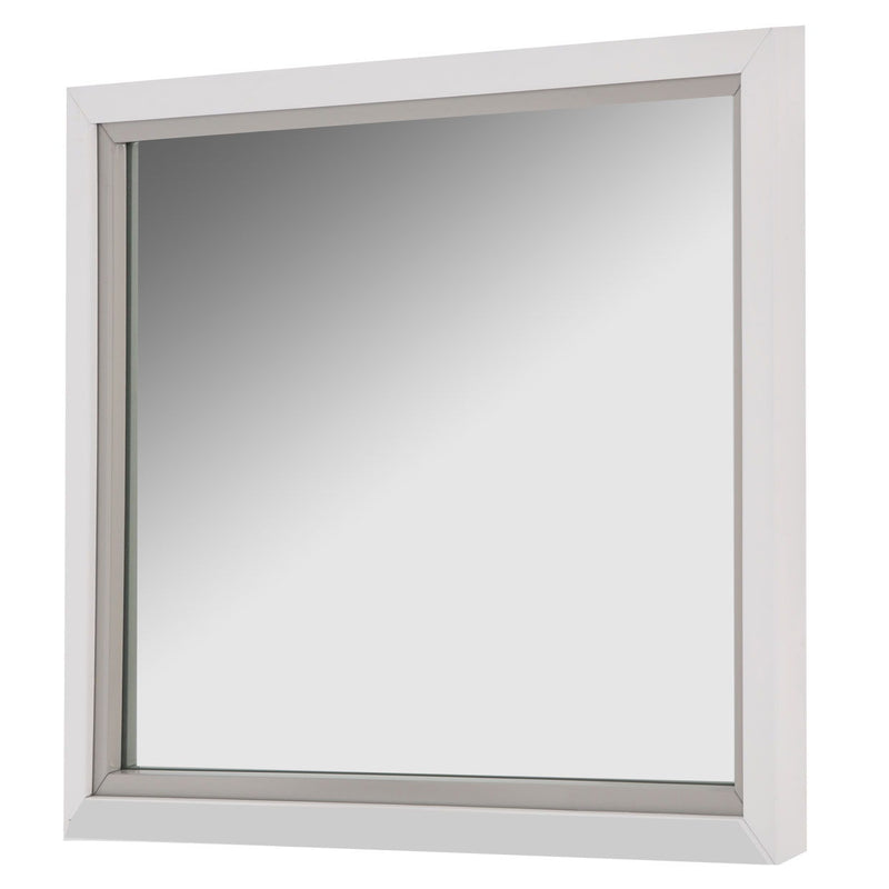 Sky Tower - Wall Mirror - Cloud White - R&R Furniture Gallery (Fountain Valley, CA)