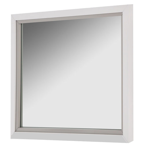Sky Tower - Wall Mirror - Cloud White - R&R Furniture Gallery (Fountain Valley, CA)