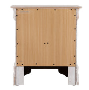 Louis Phillipe wood accent nightstand by Glory Furniture with a sleek design and natural wood finish.