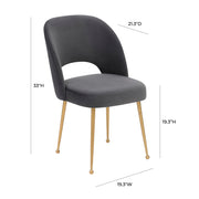 Swell - Velvet Chair - R&R Furniture Gallery (Fountain Valley, CA)