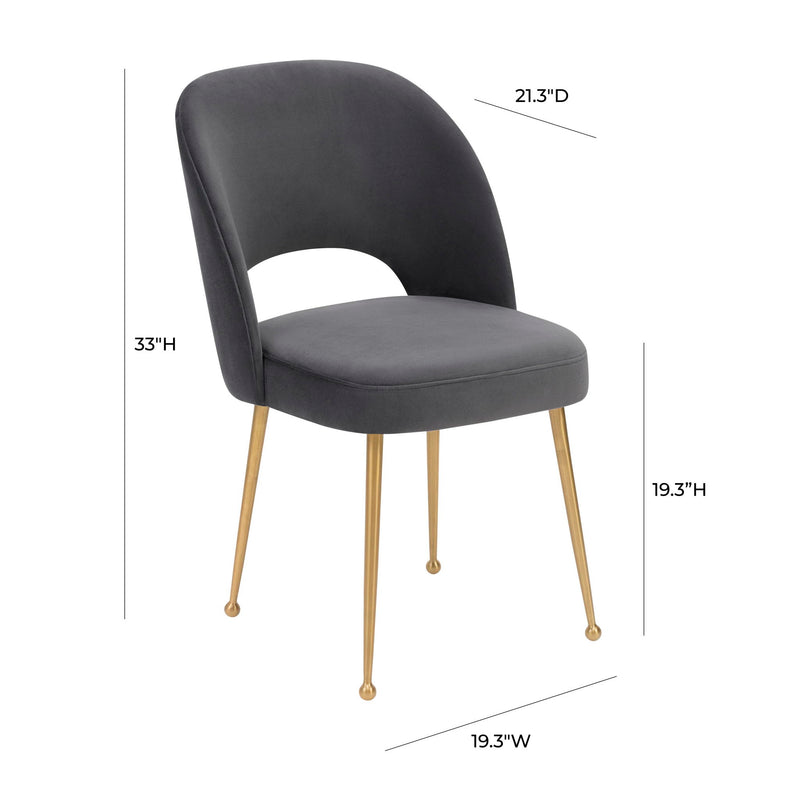 Swell - Velvet Chair - R&R Furniture Gallery (Fountain Valley, CA)