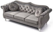 Glory Furniture Hollywood stationary sofa with plush cushions and elegant design, perfect for modern living rooms.
