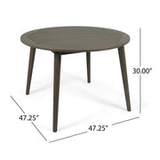 Modern Noble House Stamford outdoor dining table with a sleek design, featuring a spacious surface and sturdy legs.