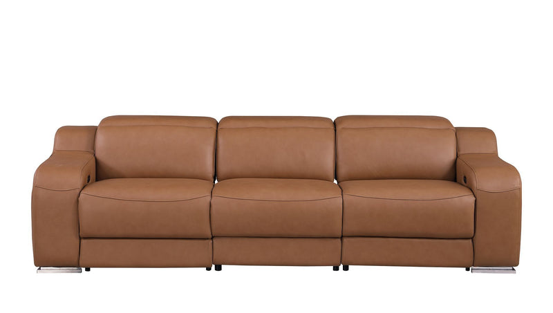 1116 - 6-Piece Modular Power Reclining Sofa, Loveseat & Chair Set In With 6 Power Recliners & Power Headrests
