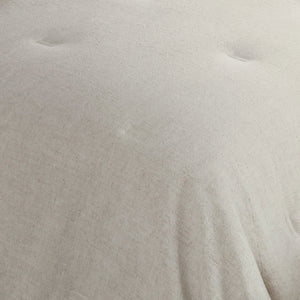 Classic Home Talia comforter set with a cozy, soft bedding design featuring neutral tones and decorative pillows.