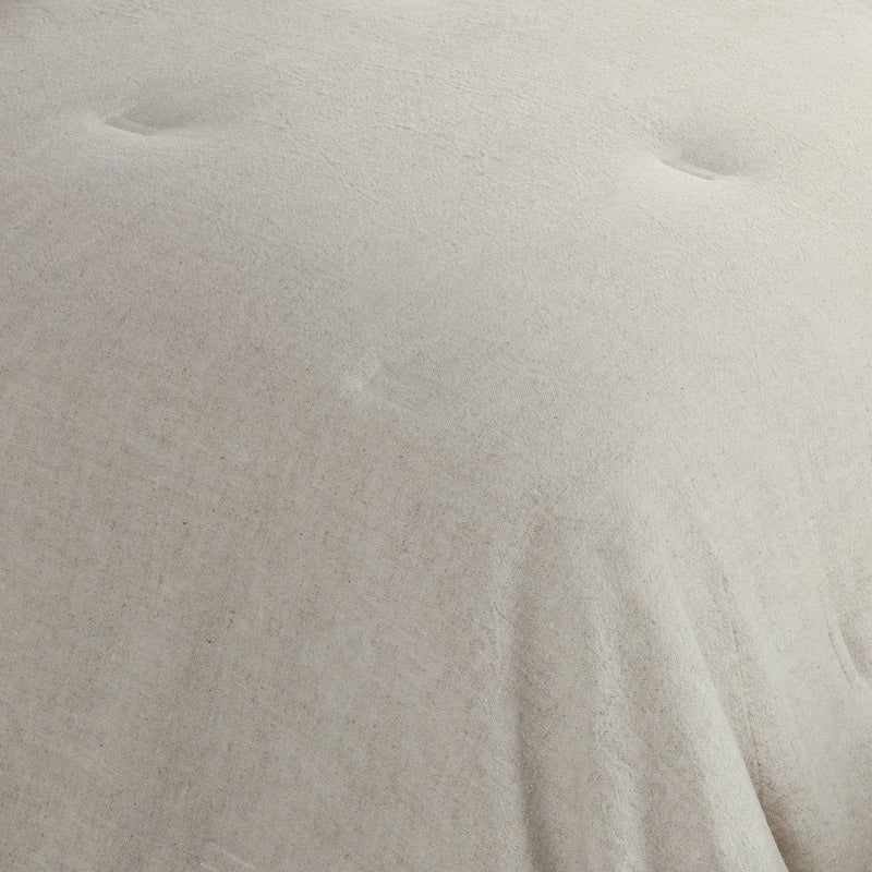 Classic Home Talia comforter set with a cozy, soft bedding design featuring neutral tones and decorative pillows.