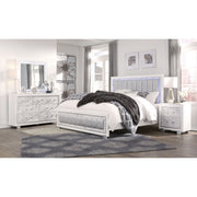 Skye - Marble Nightstand - White - R&R Furniture Gallery (Fountain Valley, CA)