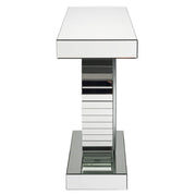 Nysa - 47"L Console Table - Mirrored & Faux Crystals - R&R Furniture Gallery (Fountain Valley, CA)