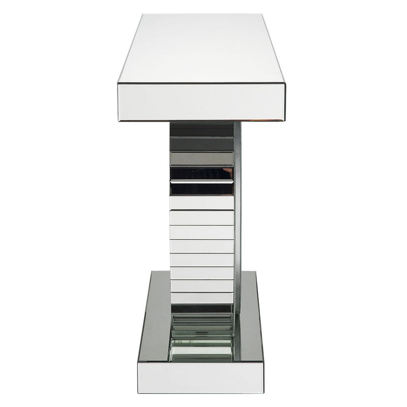 Nysa - 47"L Console Table - Mirrored & Faux Crystals - R&R Furniture Gallery (Fountain Valley, CA)