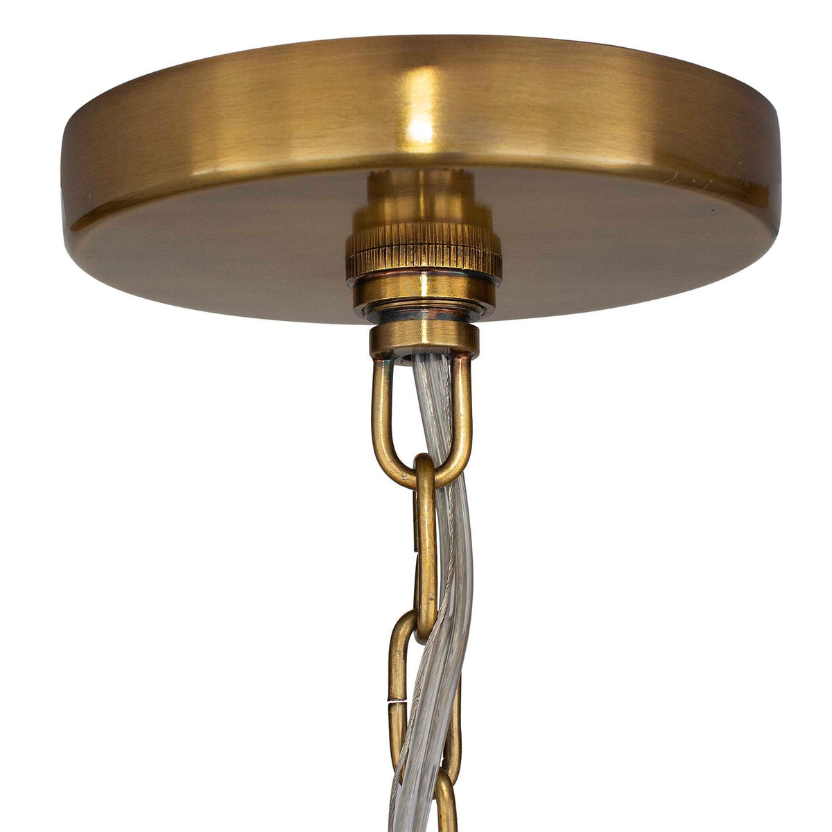 Lemont - Hammered Brass 1 Light Pendant - Brass