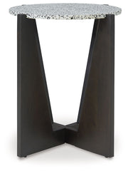 Tellrich - Accent Table - Black / White - R&R Furniture Gallery (Fountain Valley, CA)