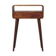 Curved Chestnut Console Table - R&R Furniture Gallery (Fountain Valley, CA)