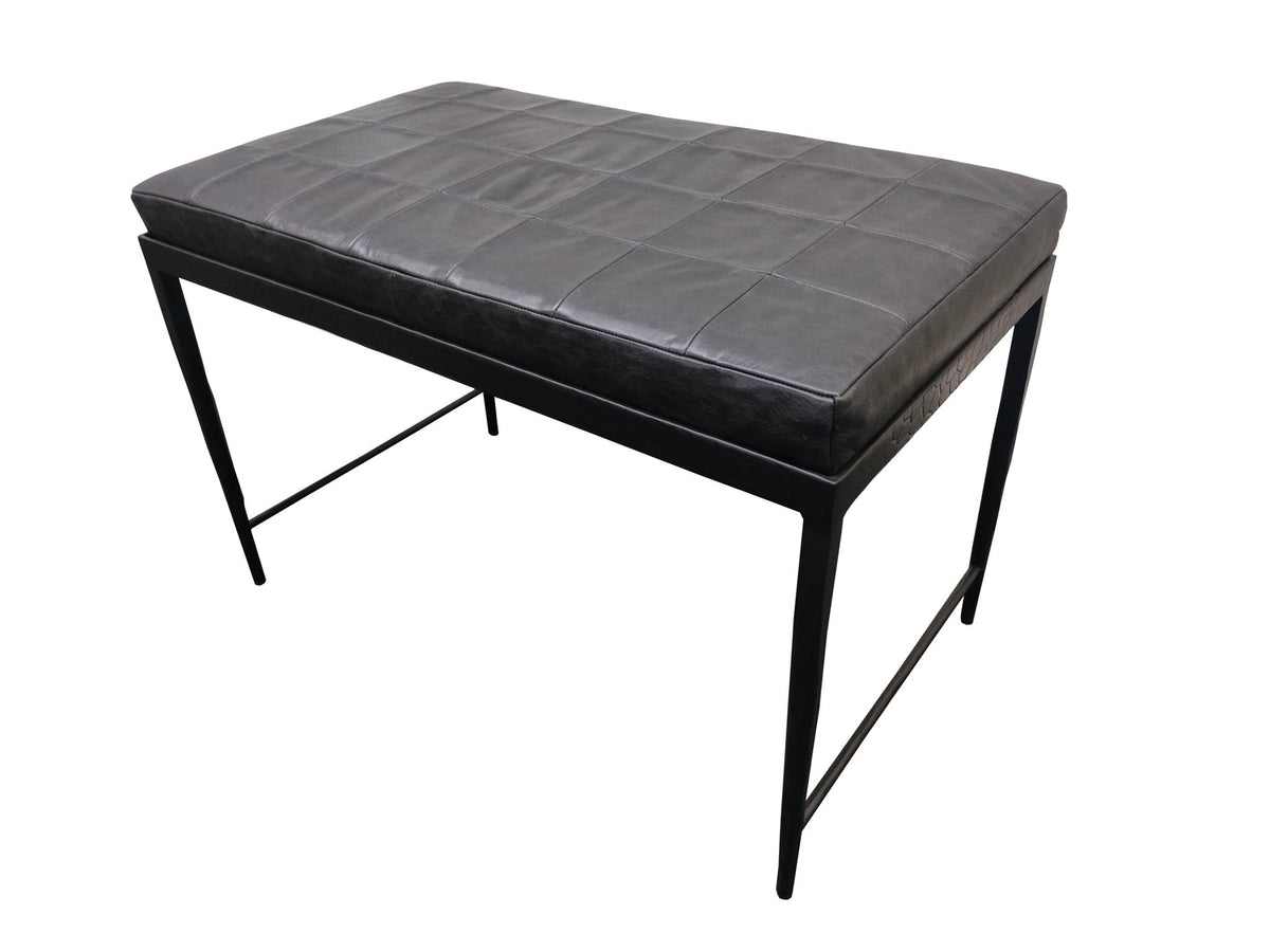 Malo - 28" Leather Bench - R&R Furniture Gallery (Fountain Valley, CA)
