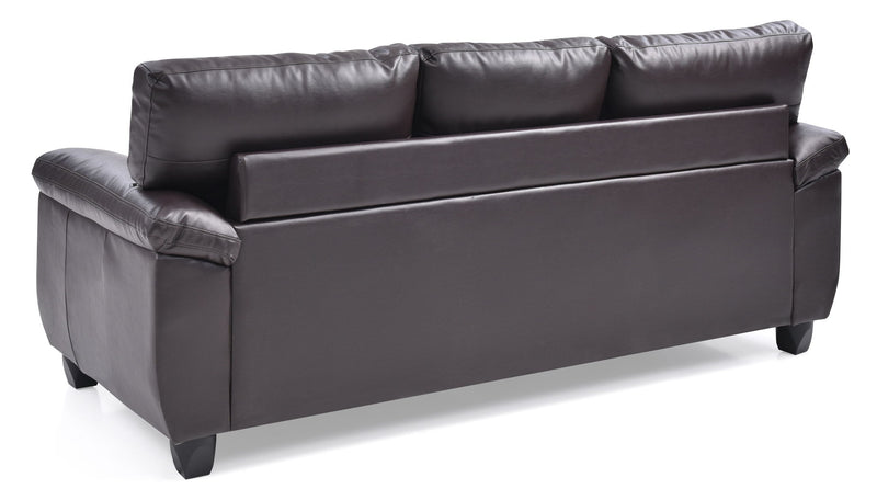 Comfortable stationary sofa by Glory Furniture with plush cushions and modern design in a cozy living room setting.