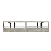 Noble House Intrinsic outdoor dining bench with slat top, sturdy wooden bench for patio or garden seating.