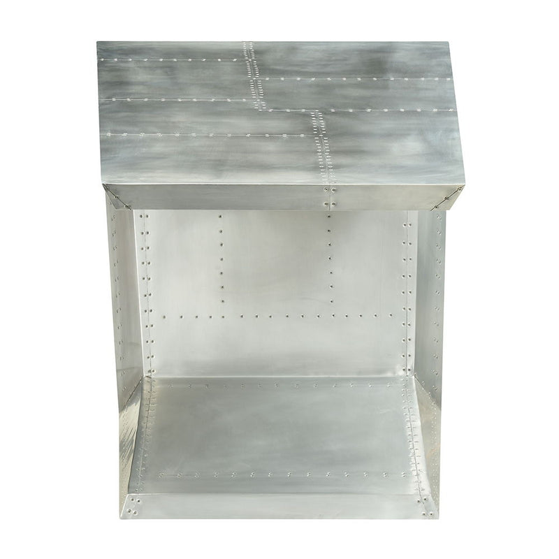 Brancaster - Executive Writing Desk - Aluminum - R&R Furniture Gallery (Fountain Valley, CA)