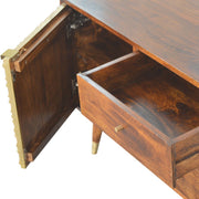 Manila - Sideboard, 3 Drawer - Chestnut - R&R Furniture Gallery (Fountain Valley, CA)
