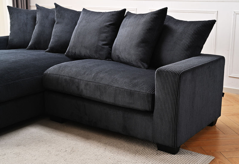 Luxe - Oversized 2 Piece Sectional Couches For Living Room, L Shaped Sofa With Chaise - R&R Furniture Gallery (Fountain Valley, CA)