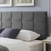 King / California King Sized Headboard - Charcoal Gray - R&R Furniture Gallery (Fountain Valley, CA)