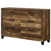Morales - Dresser - Rustic Oak - R&R Furniture Gallery (Fountain Valley, CA)