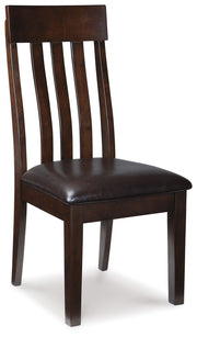 Haddigan - Dining UPH Side Chair (Set of 2) - Dark Brown - R&R Furniture Gallery (Fountain Valley, CA)