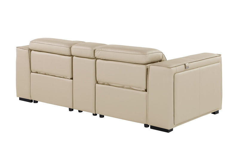 1224 - 3-Piece Modular Power Reclining Loveseat In With 2 Power Recliners & Power Headrests