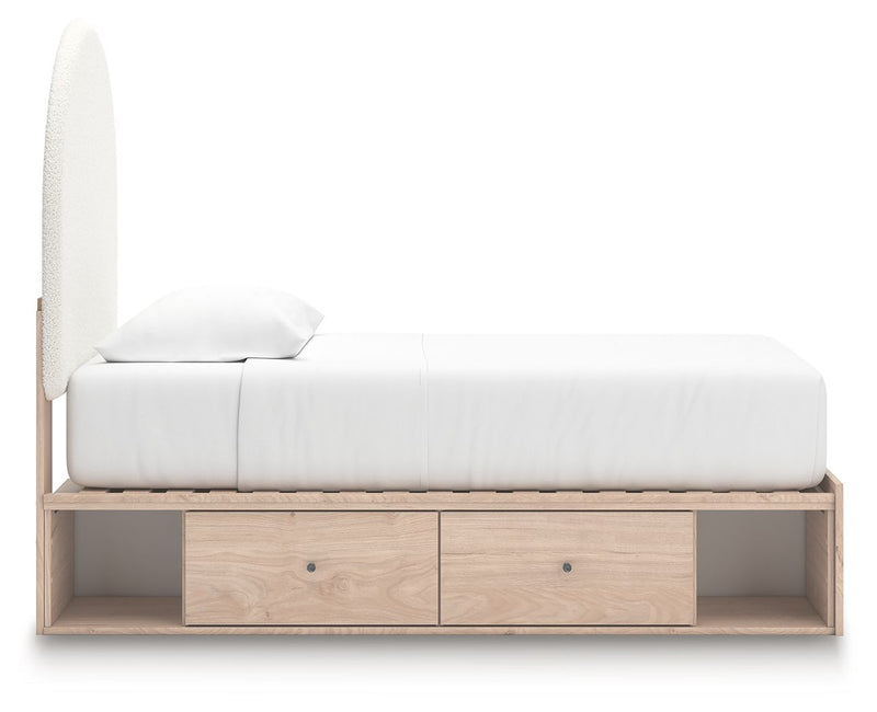 Arloster - Upholstered Panel Bed - R&R Furniture Gallery (Fountain Valley, CA)