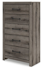 Graystorm - Five Drawer Chest - Brown Gray - R&R Furniture Gallery (Fountain Valley, CA)