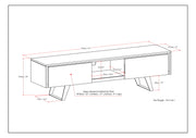 Lowry - Handcrafted TV Media Stand - R&R Furniture Gallery (Fountain Valley, CA)
