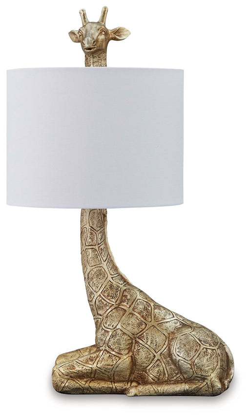 Ferrison - Poly Table Lamp - Gold Finish - R&R Furniture Gallery (Fountain Valley, CA)