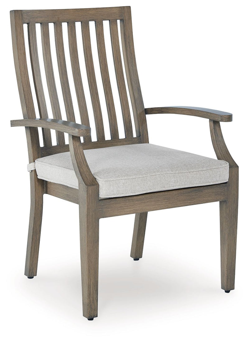 Rainier Ranch - Arm Chair With Cushion (Set of 2) - Brown / Beige - R&R Furniture Gallery (Fountain Valley, CA)
