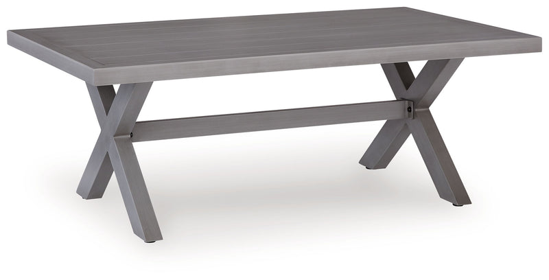 Half Moon Beach - Rectangular Cocktail Table - Gray - R&R Furniture Gallery (Fountain Valley, CA)