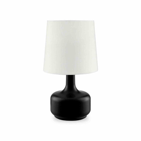 Farah - 17"H Matte Black Table Lamp
