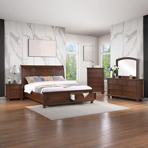Meade - Sleigh Bed - R&R Furniture Gallery (Fountain Valley, CA)