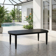 Life Outside outdoor elegance round corner coffee table made of durable materials, stylish for patio or backyard seating areas.