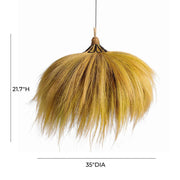 Serengeti - Outdoor Pendant Lamp - Yellow - R&R Furniture Gallery (Fountain Valley, CA)