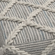 Cowan - Handcrafted Square Pouf - R&R Furniture Gallery (Fountain Valley, CA)