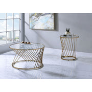 Bluelipe - Coffee Table - Champagne - R&R Furniture Gallery (Fountain Valley, CA)