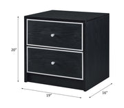 Jabir - Accent Table - Black & Silver - R&R Furniture Gallery (Fountain Valley, CA)