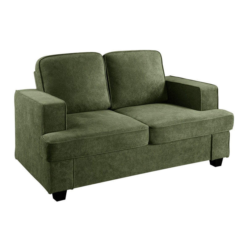 Modern Loveseat, Comfortable 2 Seater Couch With Deep Seating, Loose Back Cushions, Wide Arms - R&R Furniture Gallery (Fountain Valley, CA)