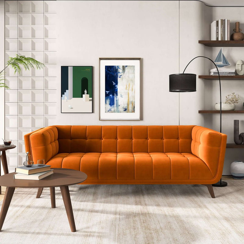 Addison - Mid-Century Modern Design Tufted Sofa - R&R Furniture Gallery (Fountain Valley, CA)