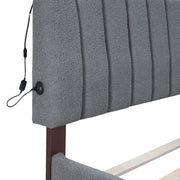 Upholstered Platform Bed With Trundle - R&R Furniture Gallery (Fountain Valley, CA)