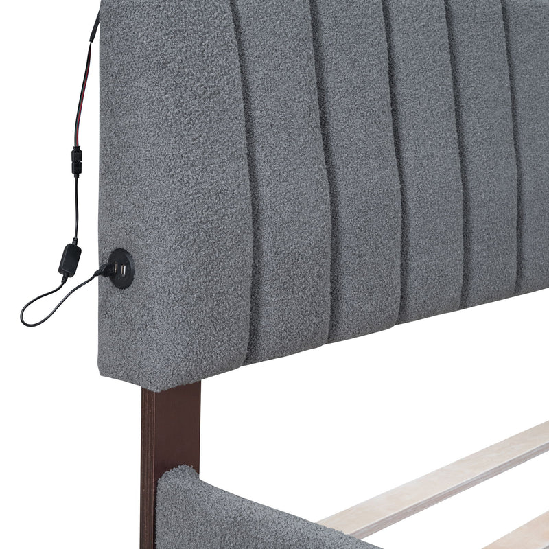 Upholstered Platform Bed With Trundle - R&R Furniture Gallery (Fountain Valley, CA)
